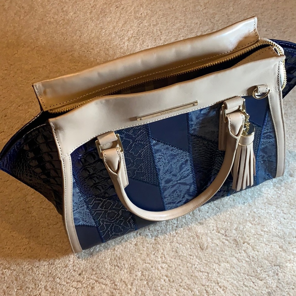 Brahmin snakeskin print bag